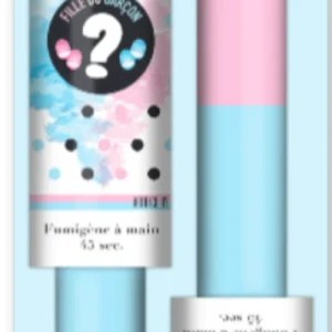 2 FUMIGENES A MAIN 45sec BABY BLEU(scol 1)