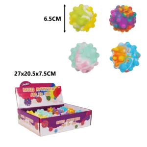 BALLES ANTI-STRESS POP ARC EN CIEL