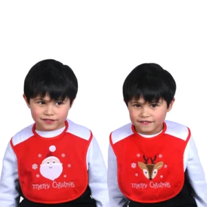 BAVOIR DECOR BRODE ET FERMETURE VELCRO 2ASS