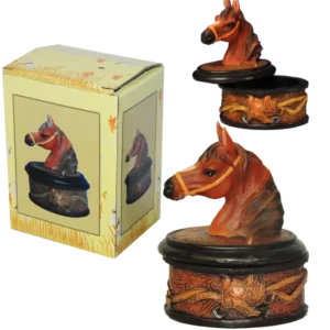 BOITE 5" AVEC TETE DE CHEVAL