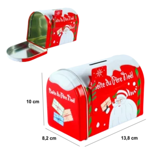BOITE AUX LETTRES PERE NOEL 13,8 x 8,1 x 9,6 cm