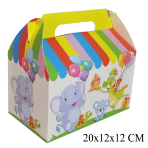 BOITE CARTON MENU ENFANT 20x12x12CM