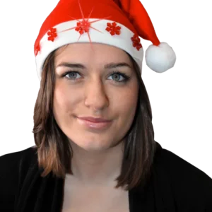 BONNET FEUTRINE - 5 FLOCONS LUMINEUX