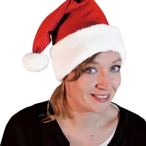 BONNET ROUGE BRILLANT ADULTE