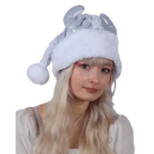 BONNET SEQUINS CORNES CERF