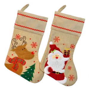 BOTTE BRODEE STYLE LIN 41CM 2 ASS (scol 12)