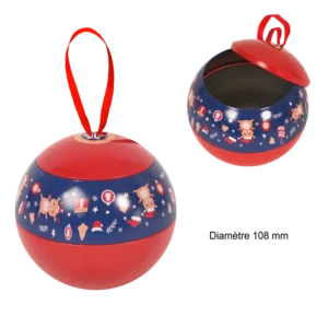 BOULE DE NOEL AVEC RUBAN