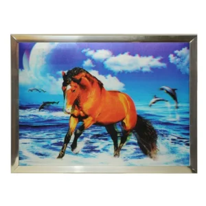 CADRE 3D 30X40CM DECOR CHEVAL