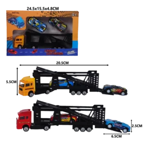 CAMION AVEC VOITURES EN METAL