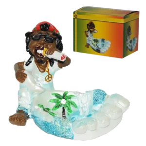 CENDRIER RASTA FORME PIED