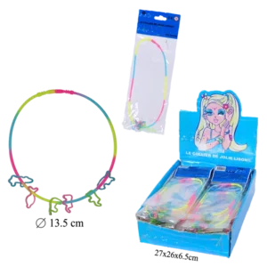 COLLIER ELASTIQUE PHOSPHORESCENT AVEC ANIMAUX