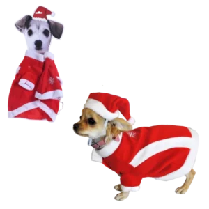 COSTUME DE NOEL CHAT ET PETIT CHIEN