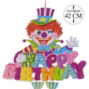 DECORATION HAPPY BIRTHDAY 38x42CM