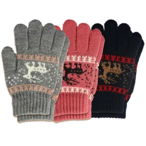 GANTS EN MAILLE NOEL 3ASS TAILLE S