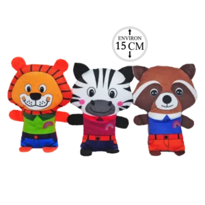 PELUCHE ANIMAUX 15CM