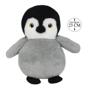 PELUCHE BEBE PINGOUIN 23CM (scol 8)