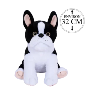 PELUCHE BOULEDOGUE 32CM