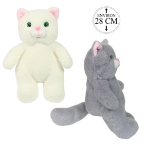 PELUCHE CHAT DEBOUT 28CM