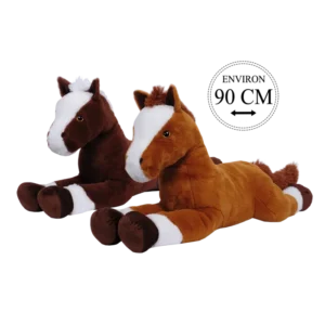 PELUCHE CHEVAL 90CM
