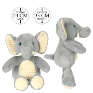 PELUCHE ELEPHANT 23CM