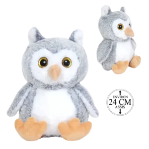 PELUCHE HIBOU 24CM