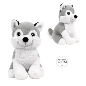 PELUCHE HUSKY 32CM