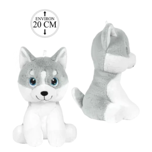 PELUCHE HUSKY ASSIS 20CM