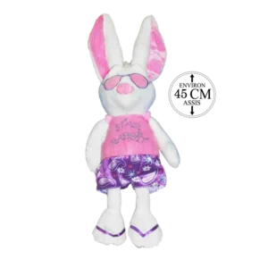 PELUCHE LAPIN 45CM