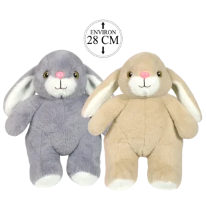 PELUCHE LAPIN DEBOUT 28CM