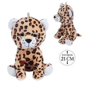 PELUCHE LEOPARD ASSIS 21CM