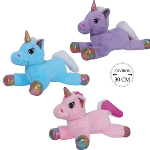 PELUCHE LICORNE 30CM
