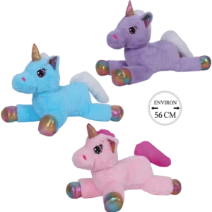 PELUCHE LICORNE 56CM