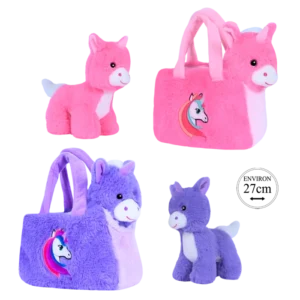 PELUCHE LICORNE AVEC SAC