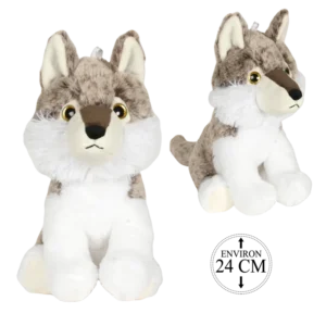 PELUCHE LOUP 24CM