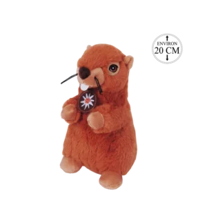 PELUCHE MARMOTTE 20CM