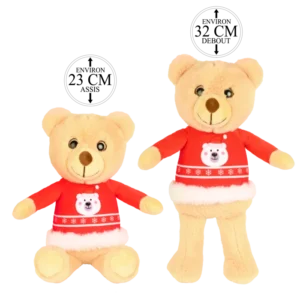 PELUCHE OURS DE NOEL