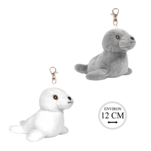 PELUCHE PORTE CLES PHOQUE 12CM
