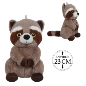 PELUCHE RATON LAVEUR ASSIS 23CM