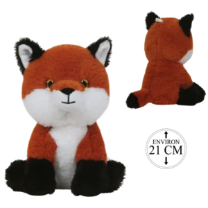 PELUCHE RENARD ASSIS 21CM