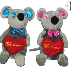 PELUCHE SOURIS 26CM
