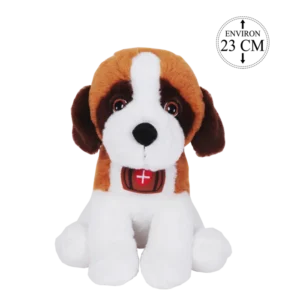 PELUCHE ST BERNARD 28CM
