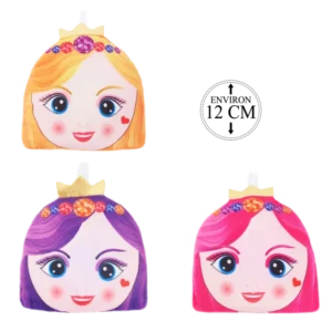 PELUCHE TETE PRINCESSE 12CM