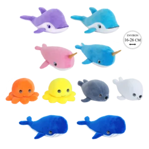 PELUCHES ANIMAUX DE LA MER