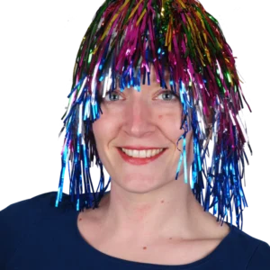 PERRUQUE FILAMENTS MULTICOLORES