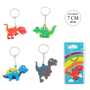 PORTE CLE DINOSAURES 4ASS