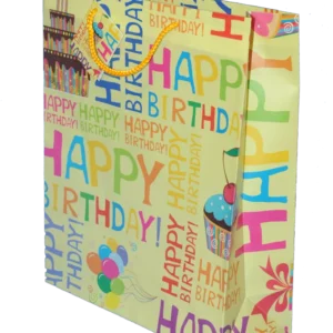 SAC PVC HAPPY BIRTHDAY 32x26x10CM