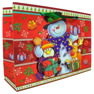 SAC RELIEF DECOR NOEL 15,5x12x7CM