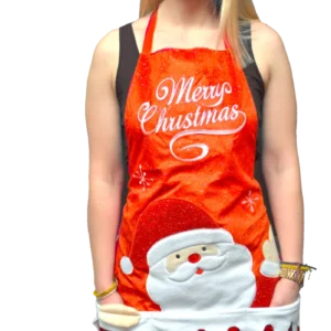 TABLIER MERRY CHRISTMAS 72x53,5CM