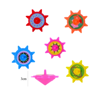 TOUPIES COLOREES 5ASS 3CM