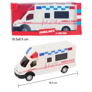 VOITURE AMBULANCE A FRICTION